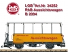 LGB Art.Nr. 34252 - RhB Aussichtswagen