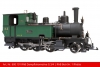 KISS-600101 - RhB Dampflokomotive G 3/4  - grn/schwarz RhB Rhtia