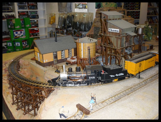 Die Westernanlage im Showroom