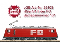 HGe 4/4 II FO | Spur G - Art.Nr. 23103 HGe 4/4 II Betriebsnummer 101 der FO