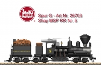 Spur G - Art.No. 26703 - MSP RR Shay Steam Locomotive No. 5