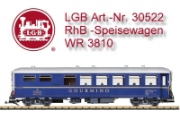 Spur G - Art.Nr. 30522 RhB-Speisewagen WR 3810