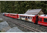 LGB Art. No. 30679 - RhB Express Train Passenger Car, 2nd Class