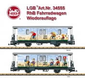 LGB Item No. 34555 - RhB Bicycle Car