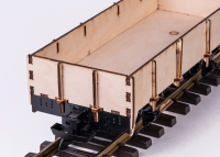 Spur G - Art.Nr. 41035 Offener Hochbordwagen mit Holzaufbau