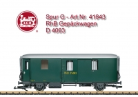 Spur G - Art.No. 41843 - RhB Baggage Car D 4063