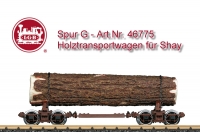 Spur G - Art.No. 46775 - Log Transport Car