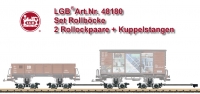 LGB Art.No. 48180 - Set of Roller Carriers