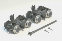 Art. No. 0005-0201-3 DR rolling trestles - with Boerman open freight wagon