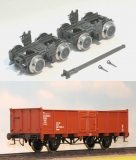 Art. No. 0005-0201-3 DR rolling trestles - with Boerman open freight wagon