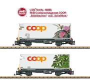 Spur G - Art.Nr. 45885 - RhB Containerwagen Set coop�
