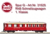 Spur G - Art.Nr. 31525 RhB Schnellzugwagen 1. Klasse