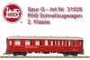 Spur G - Art.Nr. 31526 - RhB Schnellzugwagen 2. Klasse