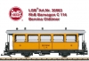 LGB Art.No. 30563 - RhB Bar Car, Car Number C 114