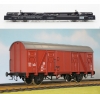 3147400-2 - DR Rollwagen 99-06-03 + Boerman geschlossener Gterwagen - Regelspur