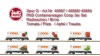 Spur G - 45887-45888-45889 - RhB coop Container Transport Car Set
