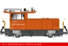 RhB shunting tractor Geaf 2/2 #20606 Landquart - automatic coupling - without function