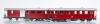 KISS Swiss - 660100-3 Set with 1x AB and 1x B Passenger Car and 1 FZ Baggage Car