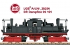 LGB Art.No. 26254 . DR Steam Locomotive, Road Number 99 161