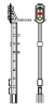 RhB-Signal - 2020-2-30 - Main Signal 3L  (gn-rt-or)