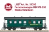 Spur G - LGB Art.Nr. 31390 SDG Personenwagen KB 970-253